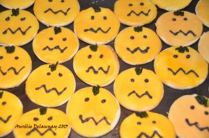 Biscuits sablés d'Halloween - Citrouille