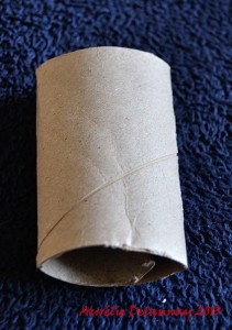 Renne en rouleau de papier toilette - Etape 1