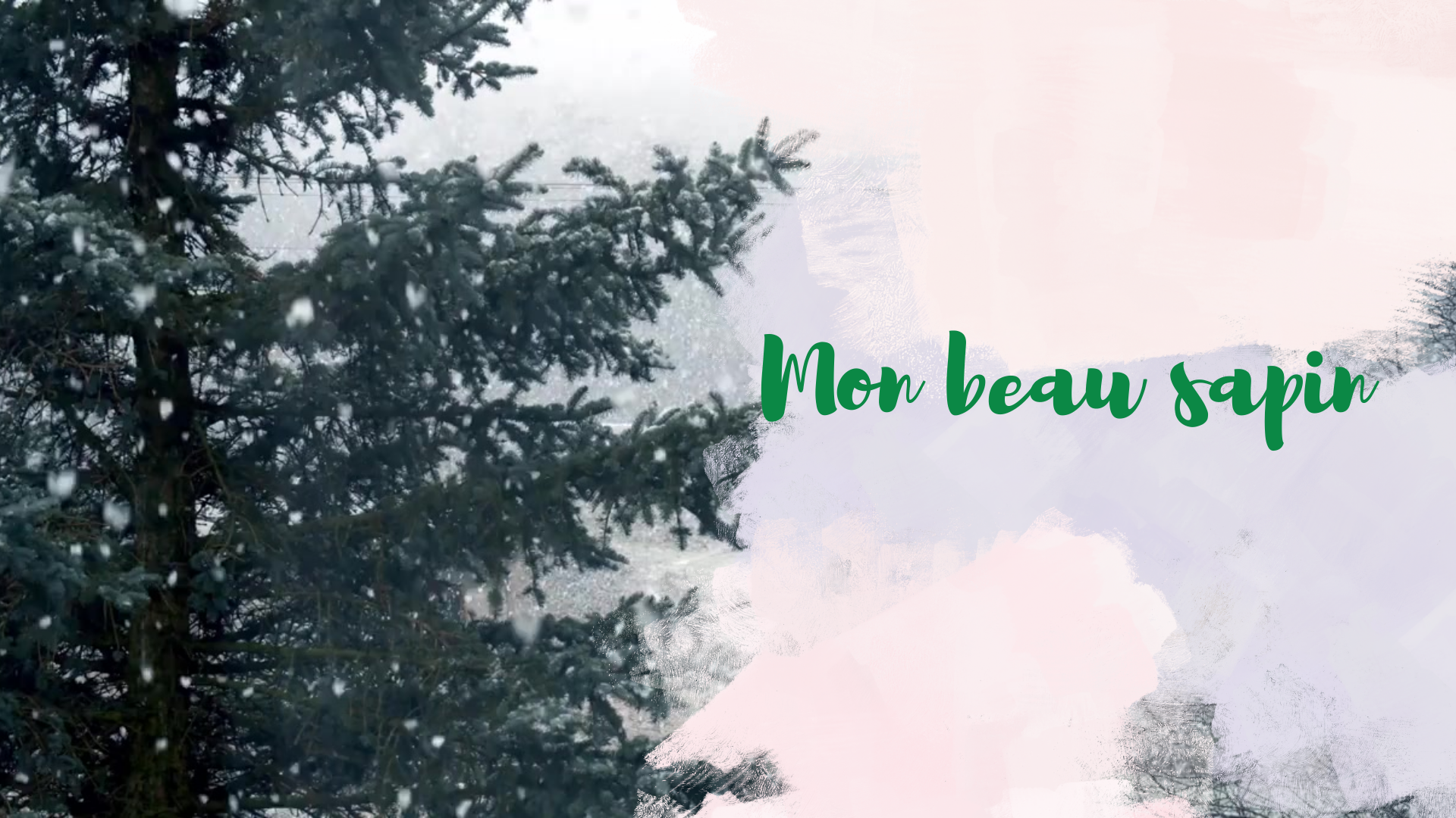 Mon beau sapin