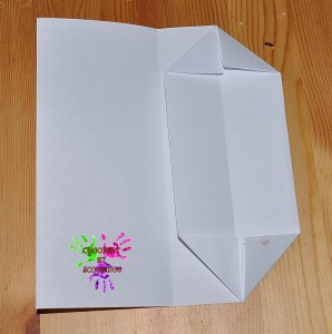 Boîte en papier Caillotte - étape 5