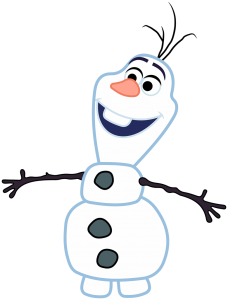 Tête de bonhomme de neige - Olaf