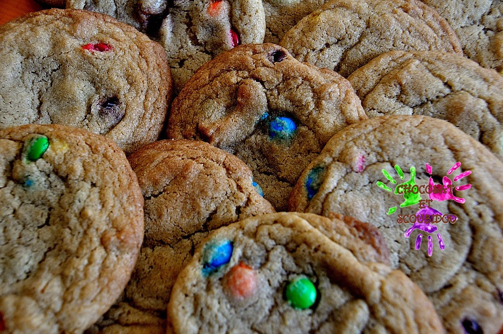 Cookies moelleux aux pepites de chocolat enrobé