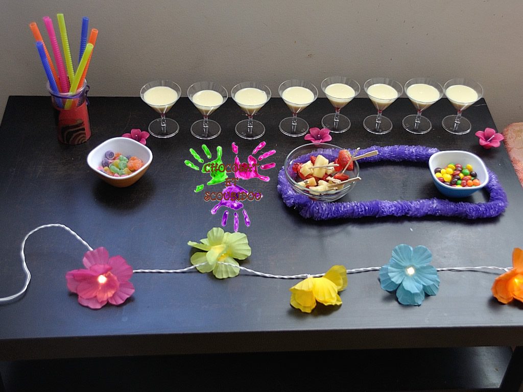 Fête d'anniversaire Tahiti - table