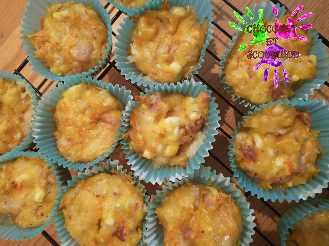 Muffins salés carotte 2