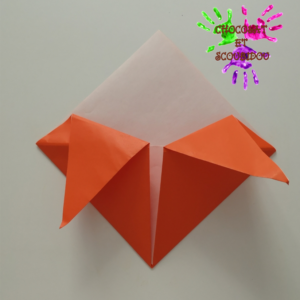 Marque-page en origami - étape 13