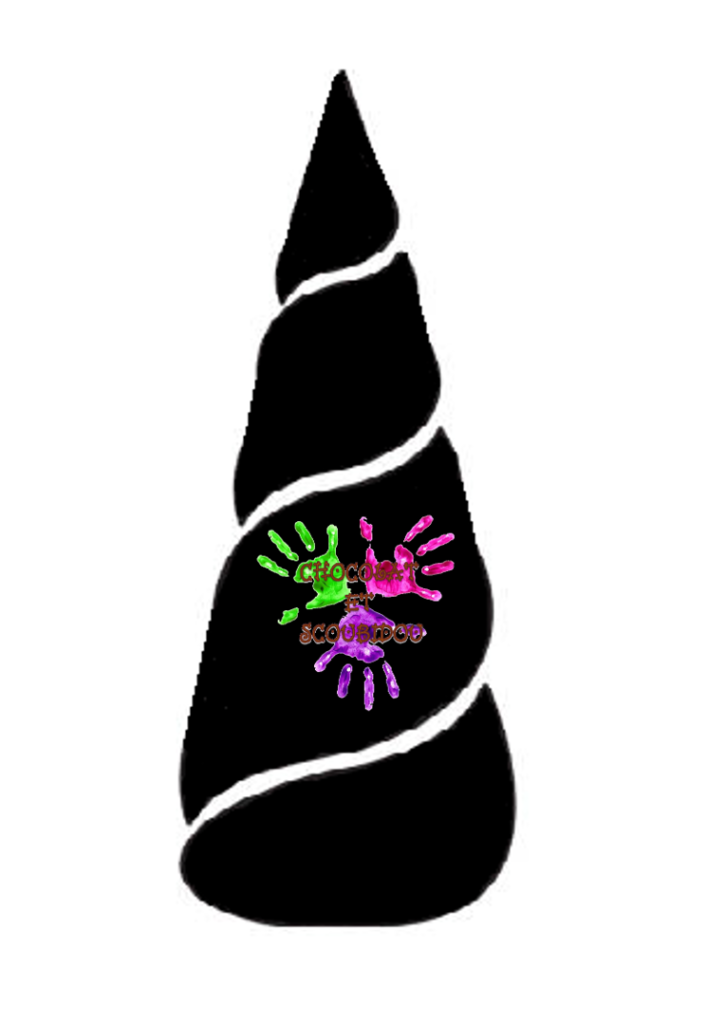 Pot à crayons licorne - modèle pour corne
