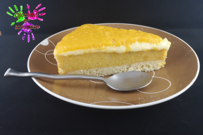 Gâteau mangue et chocolat blanc