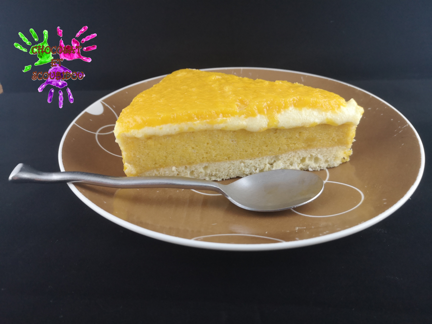 Gâteau mangue et chocolat blanc