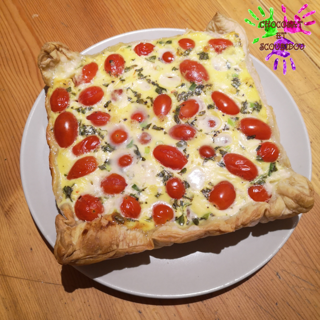 Tarte salée aux tomates cerises Tarte salée aux tomates cerises