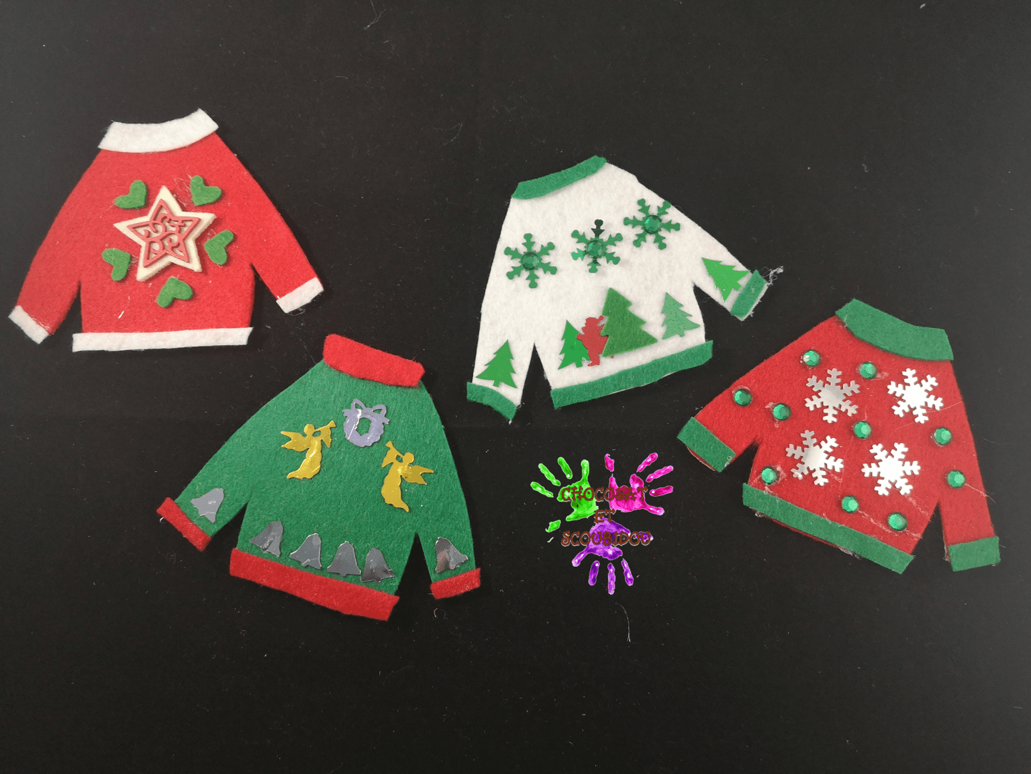 Aimants pull de Noël