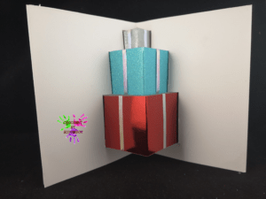 Carte de Vœux Pop-up cadeaux