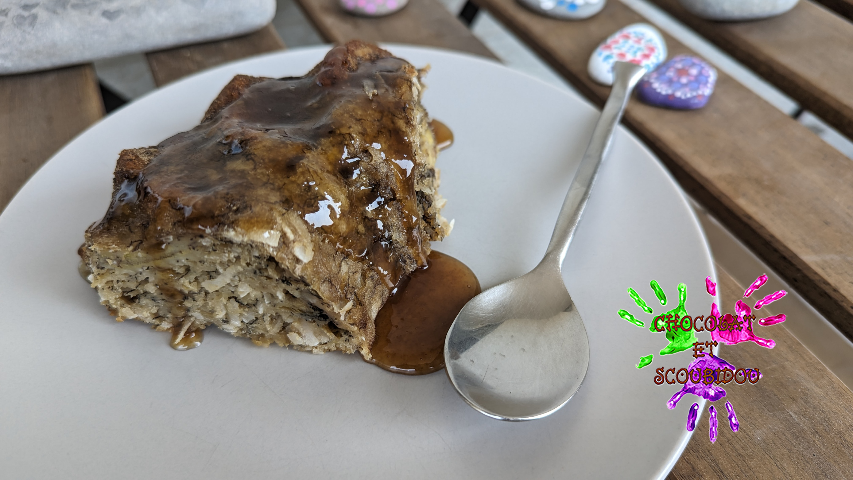 Gateau coco banane et caramel au lait de coco