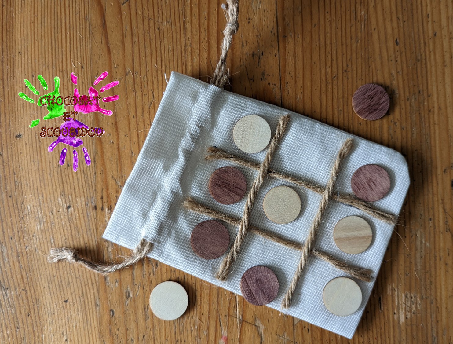 Jeu de voyage – Pochette de Tic Tac Toe