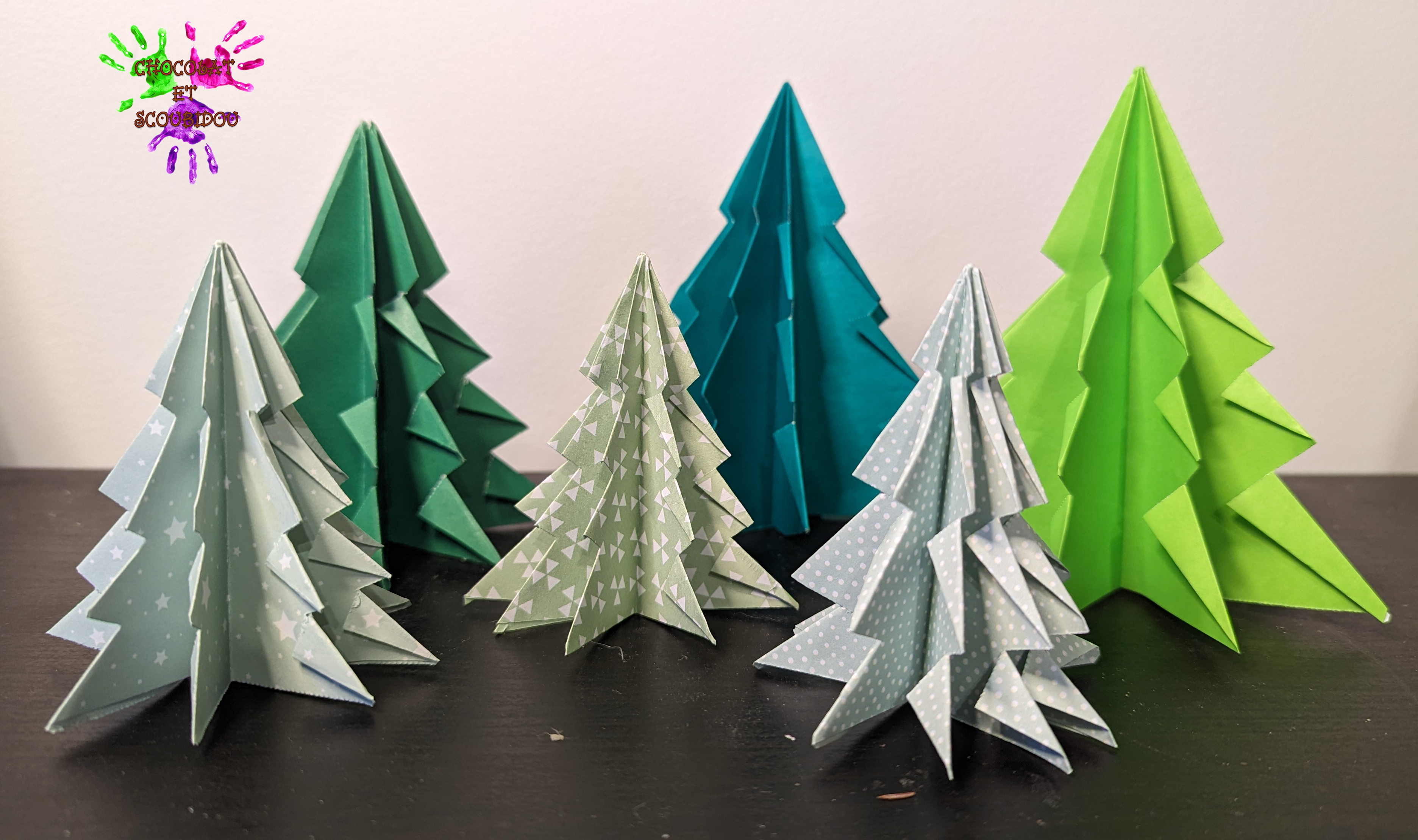 Sapin en papier – origami