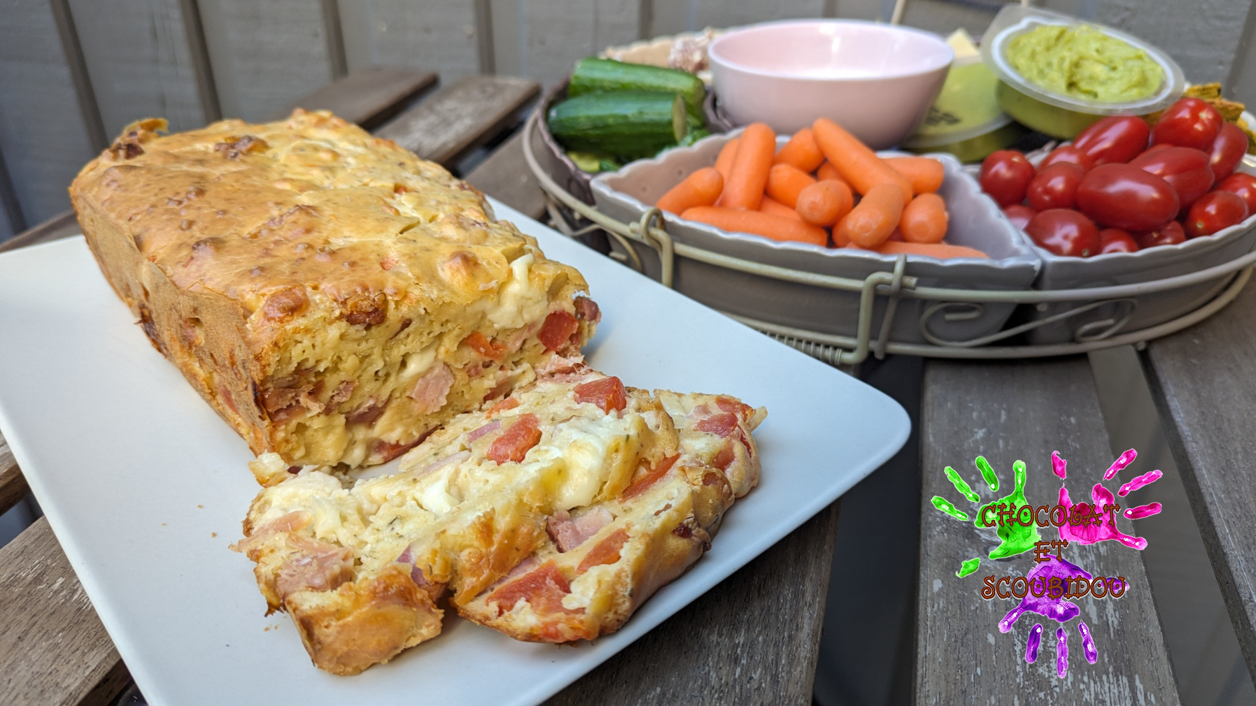Cake salé jambon tomate 1