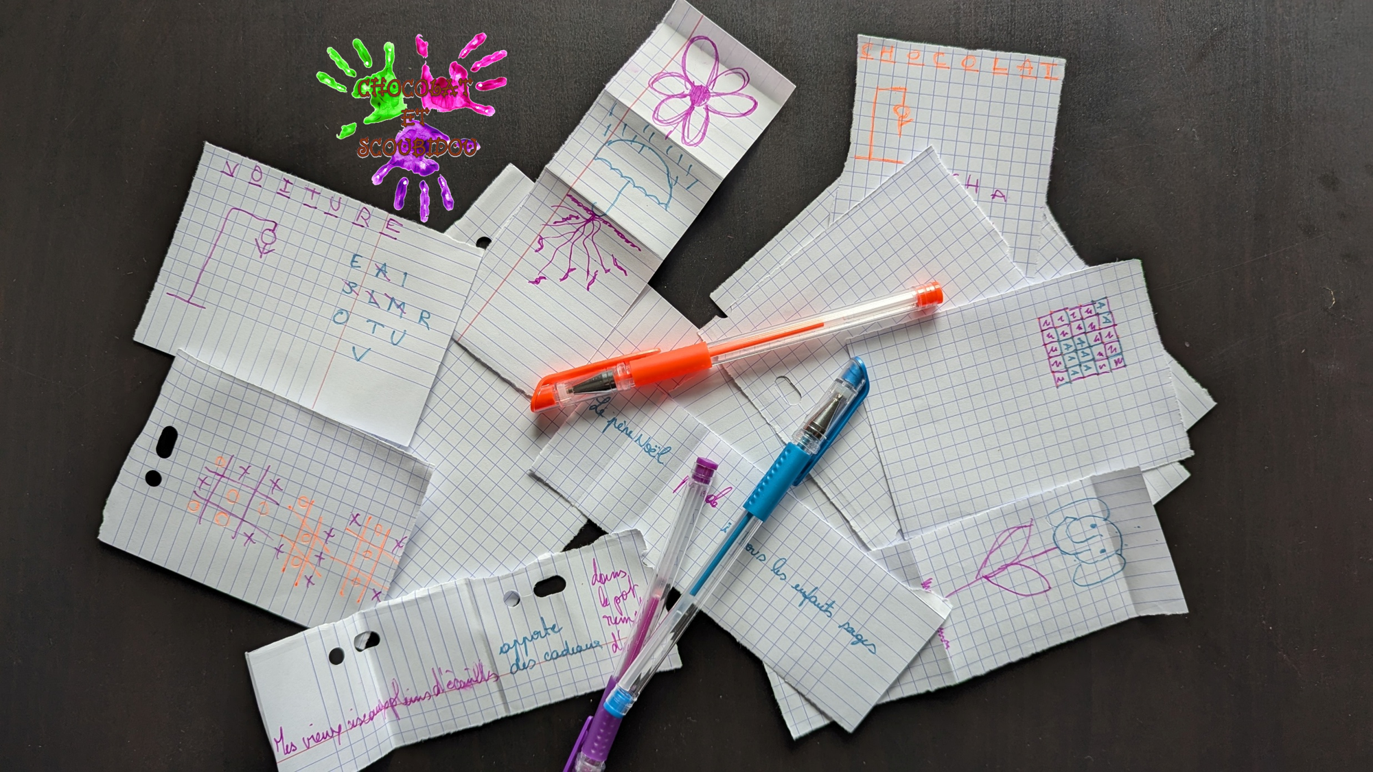 Jeux avec papier et crayon – tous