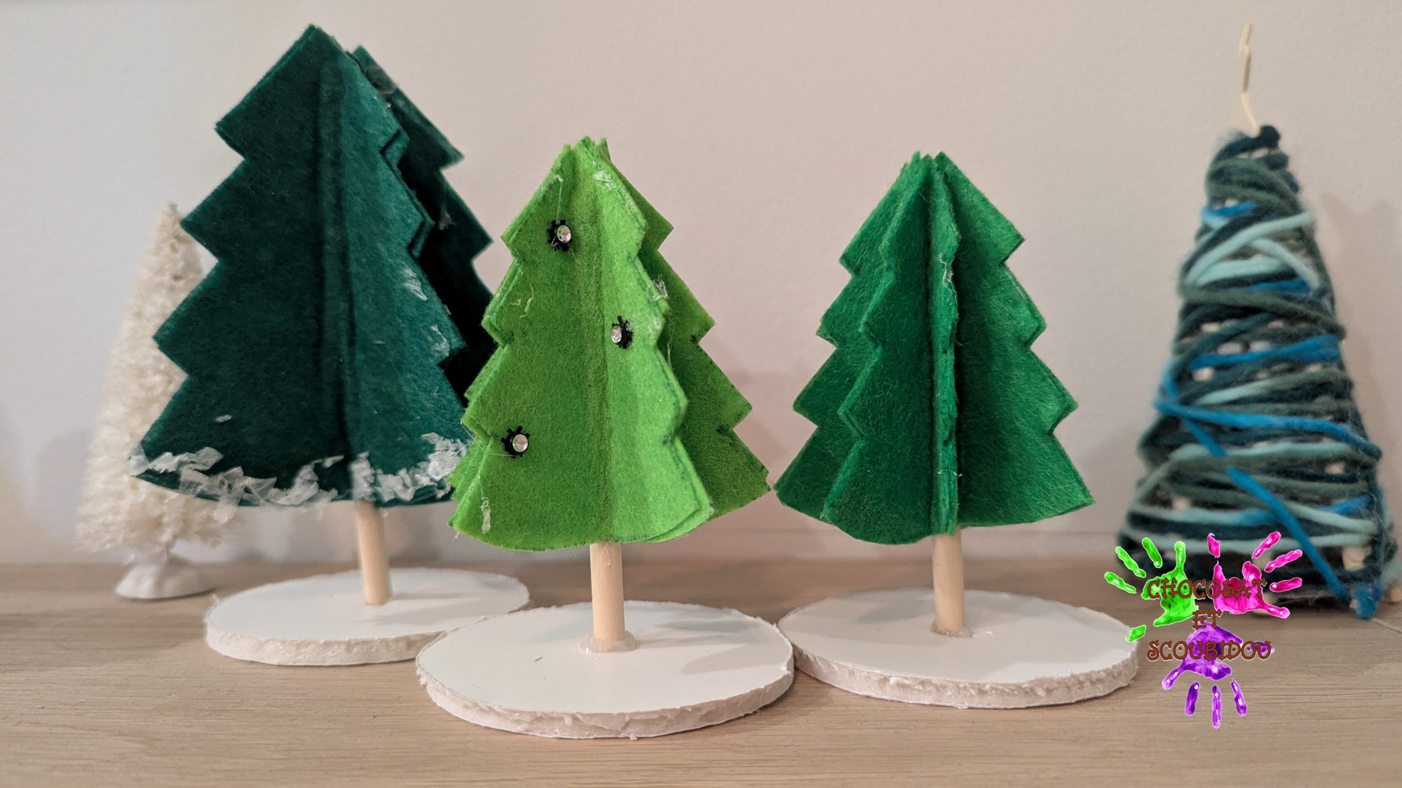 Sapin en feutrine