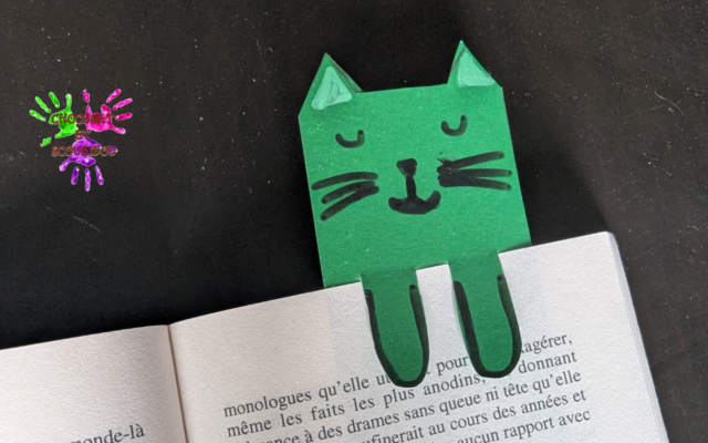 Marque-page chat