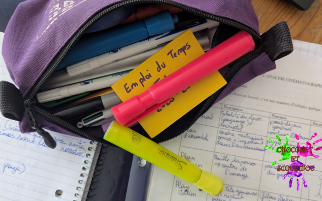Emploi du temps de poche