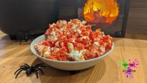 Pop-corn ensanglanté pour Halloween